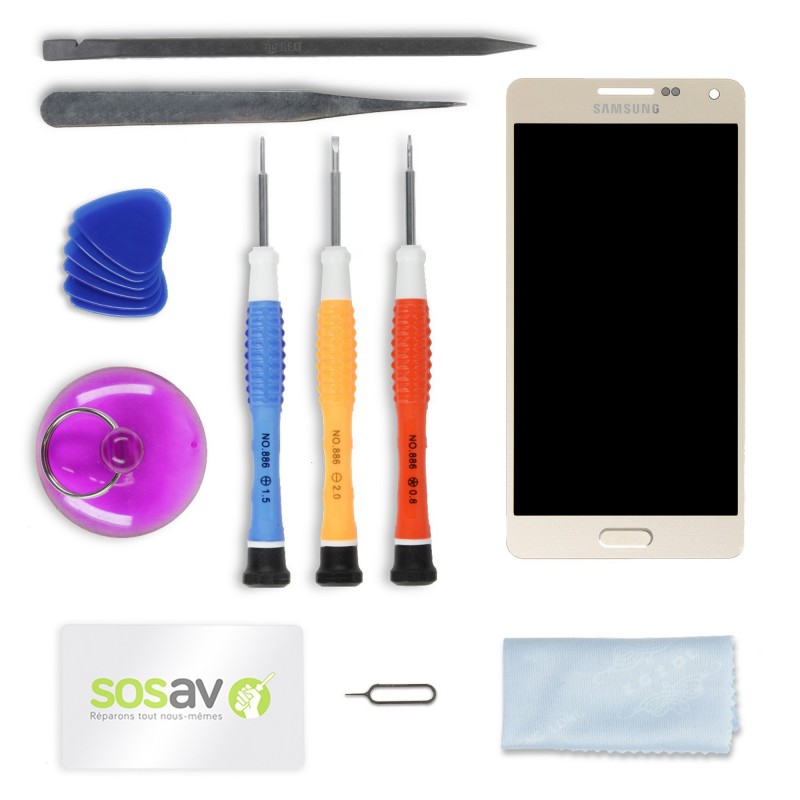 Kit de réparation Ecran Or - Samsung Galaxy A5 Kit de réparation Ecran Or - Samsung Galaxy A5