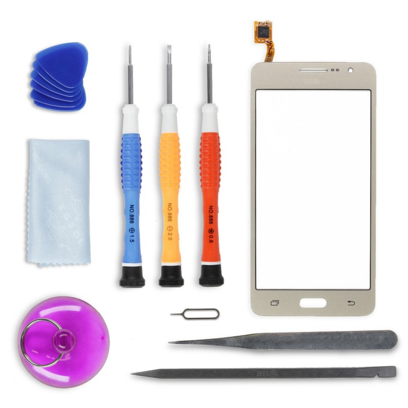Kit de réparation Vitre Tactile or SM-G531F Kit de réparation Vitre Tactile or SM-G531F