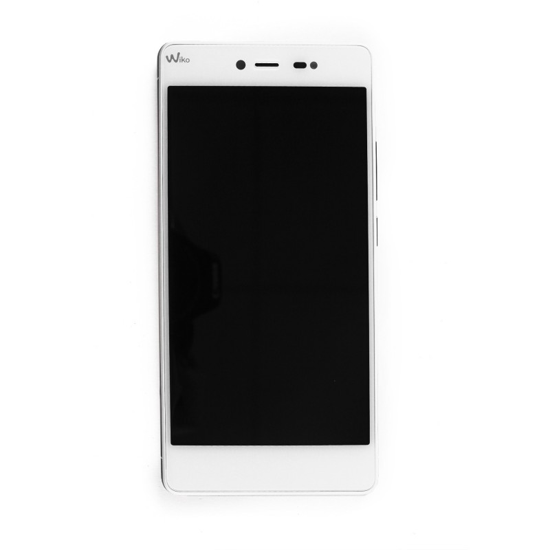 Ecran complet Blanc (LCD + tactile) + châssis rouge (officiels) - Wiko Fever Special Edition Ecran complet Blanc (LCD + tactile) + châssis rouge (officiels) - Wiko Fever Special Edition