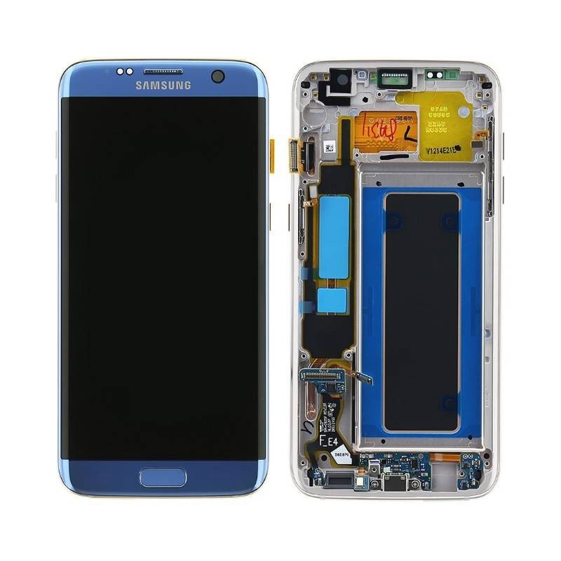 Ecran complet BLEU (Officiel) - Galaxy S7 Edge Ecran complet BLEU (Officiel) - Galaxy S7 Edge