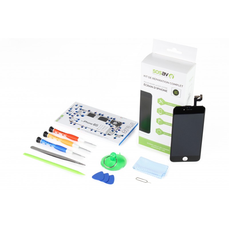 Kit de réparation Ecran complet NOIR - iPhone 6S Kit de réparation Ecran complet NOIR - iPhone 6S