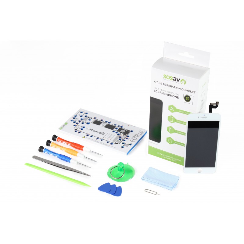 Kit de réparation Ecran complet BLANC - iPhone 6S Kit de réparation Ecran complet BLANC - iPhone 6S