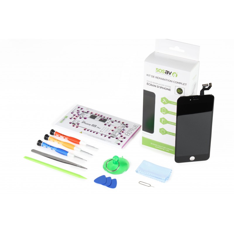 Kit de réparation Ecran Complet Noir - iPhone 6S Plus Kit de réparation Ecran Complet Noir - iPhone 6S Plus