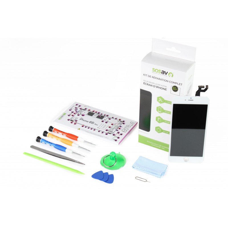 Kit de réparation Ecran Complet Blanc - iPhone 6S Plus Kit de réparation Ecran Complet Blanc - iPhone 6S Plus