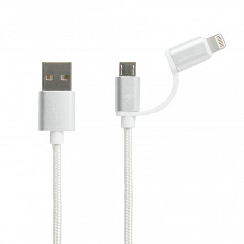 Chargeur duo micro USB / Lightning Moxie