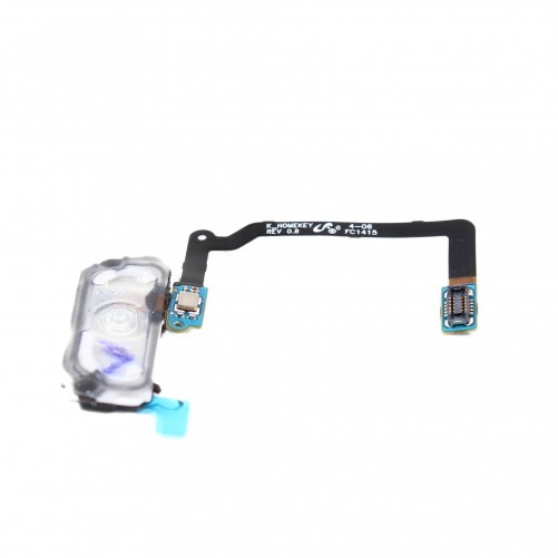 Nappe + Bouton Home Blanc - Galaxy S5