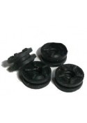 Lot de 4 caoutchoucs d'angle pour lecteur - Wii